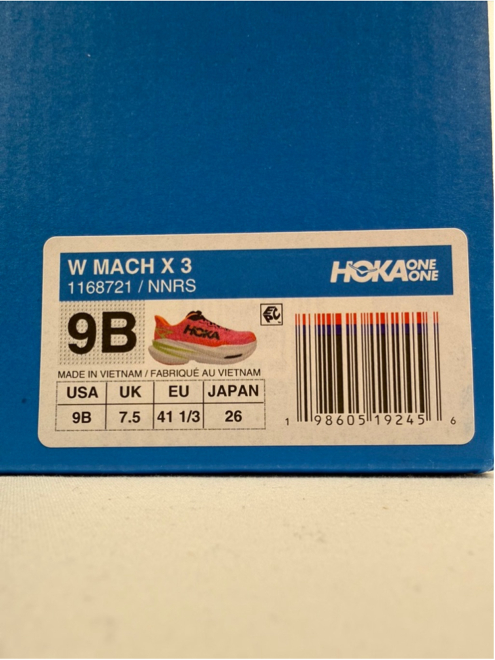 Women's Hoka Mach X 3 Athletic Shoes Pink Orange Size 9 - Picture 4 of 11